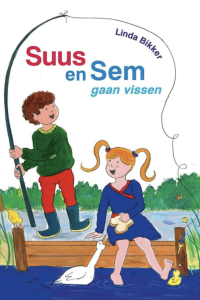 Suus en Sem gaan vissen