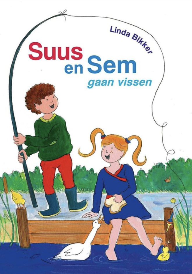 Suus en Sem gaan vissen